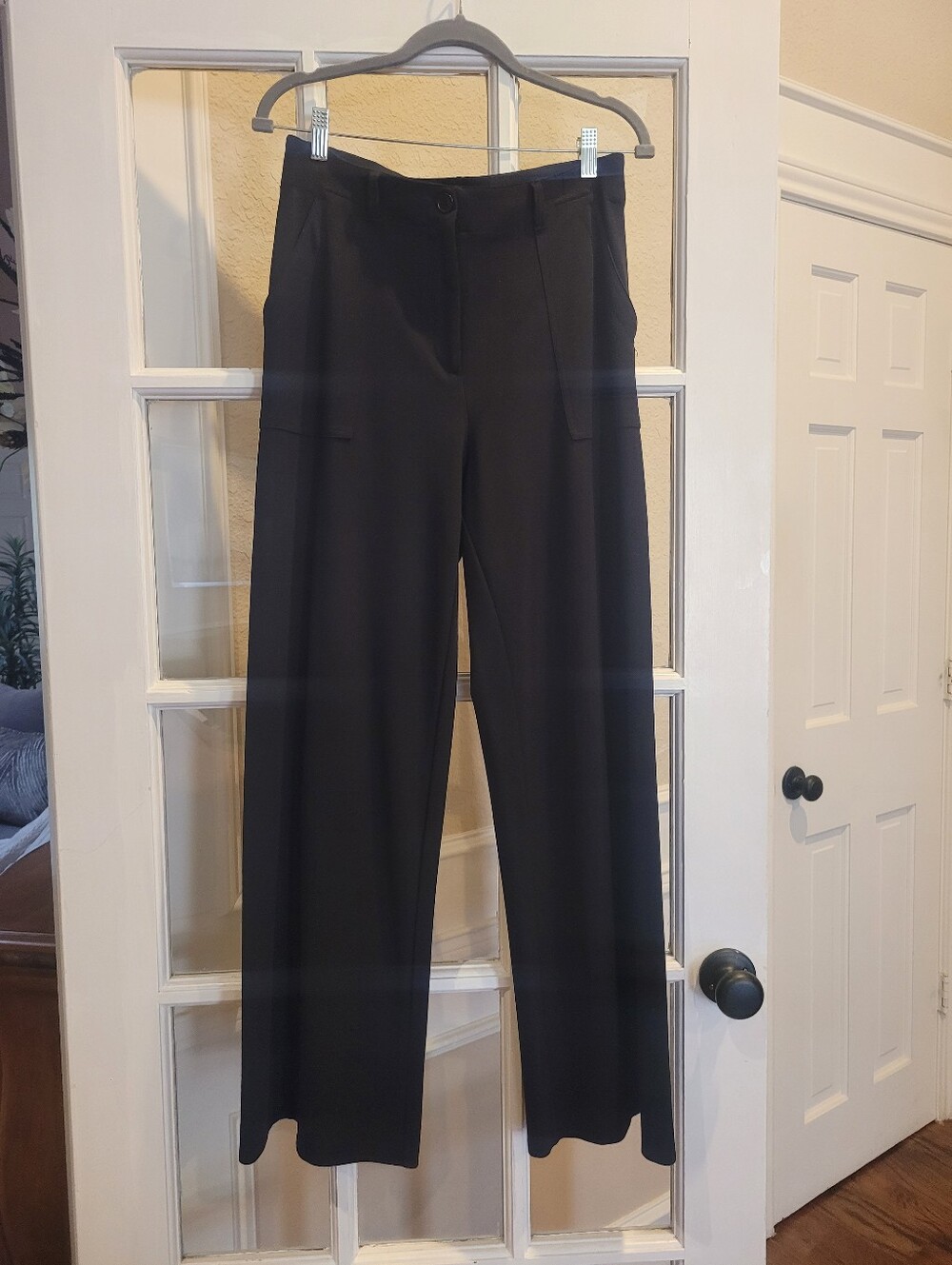 Max Studio Black Wide-Leg Trousers, worn once.